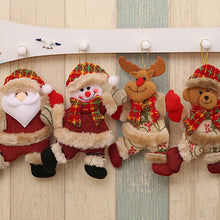 Laden Sie das Bild in den Galerie-Viewer, Baumanhänger Weihnachtsanhänger, Weihnachtsmann, Weihnachtsbär