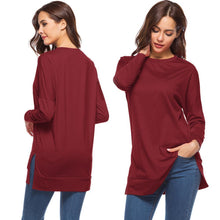 Laden Sie das Bild in den Galerie-Viewer, Lockeres Lässiges Langarm-T-Shirt Für Damen