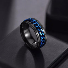 Laden Sie das Bild in den Galerie-Viewer, Drehbarer Kettenring aus Titanstahl für Herren