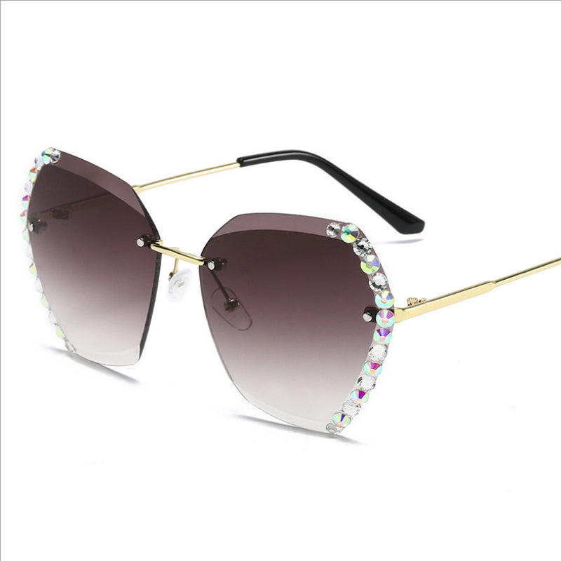 Diamant Sechseck Sonnenbrille