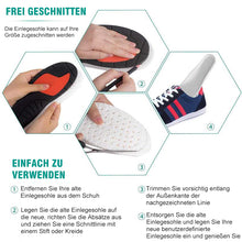 Laden Sie das Bild in den Galerie-Viewer, Schwammerhöhung Einlegesohlen Schuheinlagen