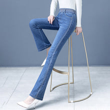 Laden Sie das Bild in den Galerie-Viewer, Stretch-Jeans mit hohem Bund