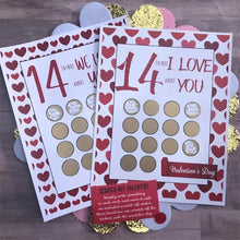 Laden Sie das Bild in den Galerie-Viewer, Rubbelkarten zum Valentinstag