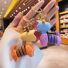 Laden Sie das Bild in den Galerie-Viewer, Schlüsselanhänger mit Cartoon-Tier-Mini-Schreibtischlampe