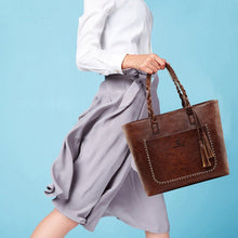 Laden Sie das Bild in den Galerie-Viewer, Handtaschen aus Leder für Damenmode