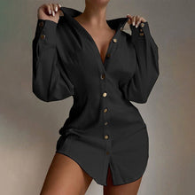 Laden Sie das Bild in den Galerie-Viewer, Modische Bluse mit Knopfleiste für Damen