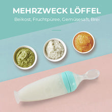 Laden Sie das Bild in den Galerie-Viewer, Weicher Löffel für Babynahrungsergänzungsmittel aus Silikon