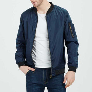 Baseball-Jacke mit Reißverschluss