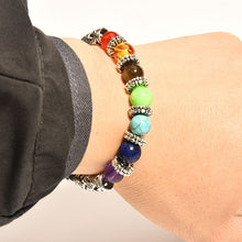 Laden Sie das Bild in den Galerie-Viewer, Bunte Paar-Achat-Halskette
