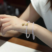 Laden Sie das Bild in den Galerie-Viewer, Armband aus Glocke und Jade im antiken Stil