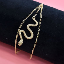 Laden Sie das Bild in den Galerie-Viewer, Modische Schlangenbeinkette aus Legierung