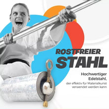 Laden Sie das Bild in den Galerie-Viewer, Tragbarer Metallstab für Selbstverteidigung und Zauberkunst