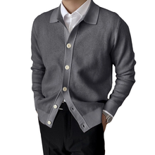 Laden Sie das Bild in den Galerie-Viewer, Einfarbige Strickjacke mit Knöpfen