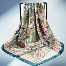 Laden Sie das Bild in den Galerie-Viewer, Neuer Trendiger Bedruckter Seidenschal