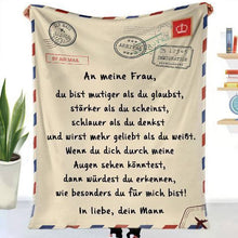 Laden Sie das Bild in den Galerie-Viewer, Bedruckte Umschlagdecke aus Flanell