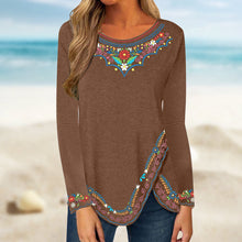 Laden Sie das Bild in den Galerie-Viewer, Vintage ethnische T-Shirt