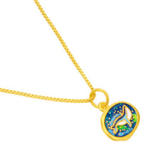Laden Sie das Bild in den Galerie-Viewer, Halskette mit Sternenwal für Kinder