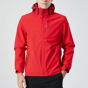 Regenjacke Mäntel mit Abnehmbare Kapuze
