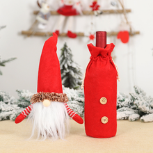 Laden Sie das Bild in den Galerie-Viewer, Weihnachten Weinflasche Deckel Tasche