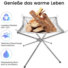 Laden Sie das Bild in den Galerie-Viewer, Tragbare Feuerstelle - Perfekt für Camping, Familien und Hinterhöfe