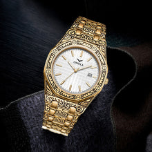 Laden Sie das Bild in den Galerie-Viewer, Wasserdichte klassische Quarzuhr für Herren