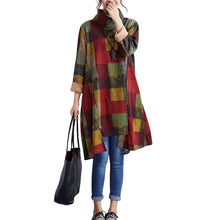 Laden Sie das Bild in den Galerie-Viewer, Unregelmäßiges Kleid mit Rollkragen für Damen