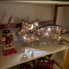 Laden Sie das Bild in den Galerie-Viewer, LED-Weihnachtssternbeleuchtung aus Holz