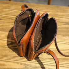 Laden Sie das Bild in den Galerie-Viewer, 2022 Sommer neue kleine quadratische Tasche aus Ölleder
