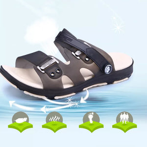 Herren Zweizweck-Sandalen Hausschuhe