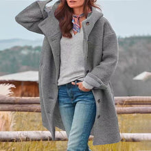 Laden Sie das Bild in den Galerie-Viewer, Damen Mantel mit Fleece Plüsch