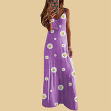 Laden Sie das Bild in den Galerie-Viewer, Kleid mit Gänseblümchen-Print