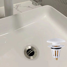 Laden Sie das Bild in den Galerie-Viewer, Keramisches Waschbecken hüpfender Abfluss