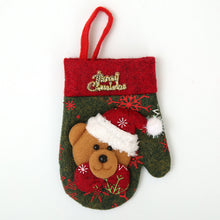 Laden Sie das Bild in den Galerie-Viewer, Weihnachtsbesteckset Handschuhe Geschenktüte