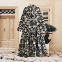 Laden Sie das Bild in den Galerie-Viewer, Langärmliges Hemdkleid für Damen