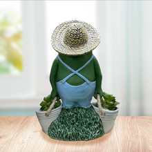 Laden Sie das Bild in den Galerie-Viewer, Kreativer Frosch-Blumentopf aus Harz