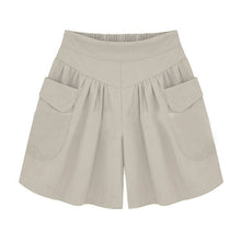 Laden Sie das Bild in den Galerie-Viewer, Lässige Strandshorts für Damen mit elastischem Bund