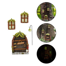 Laden Sie das Bild in den Galerie-Viewer, Garten Feentür und -Fenster für Bäume