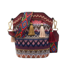 Laden Sie das Bild in den Galerie-Viewer, Modische ethnische gewebte Umhängetasche für Damen