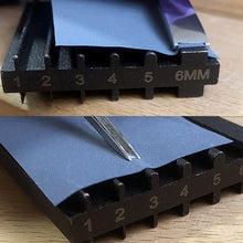 Laden Sie das Bild in den Galerie-Viewer, Professionelles breites Schaufelschneidwerkzeug zum Schneiden des Leders