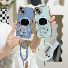 Laden Sie das Bild in den Galerie-Viewer, Astronautenhülle für iPhone mit Handschlaufe