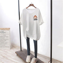 Laden Sie das Bild in den Galerie-Viewer, Übergroßes Kurzarm-T-Shirt