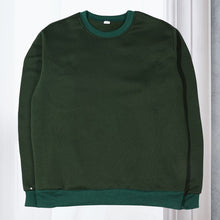 Laden Sie das Bild in den Galerie-Viewer, Lässiger Lockerer Einfarbiger Fleecepullover mit Rundhalsausschnitt