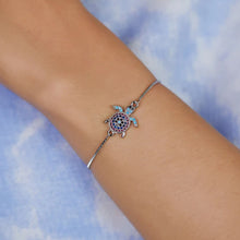 Laden Sie das Bild in den Galerie-Viewer, Zirkon-Schildkröte Armband