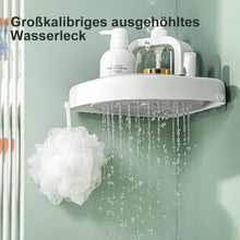 Laden Sie das Bild in den Galerie-Viewer, Wandmontiertes drehbares Dusch-Eckregal