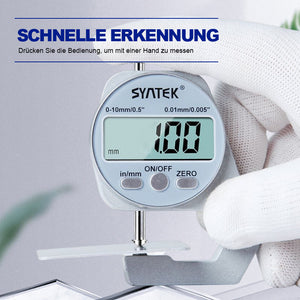 Dickenmessgerät mit digitaler Anzeige