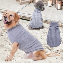 Laden Sie das Bild in den Galerie-Viewer, Haustier Winter Zopfmuster Strickpullover