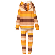 Laden Sie das Bild in den Galerie-Viewer, Lässig Gestreiftes 2-Teiliges Set