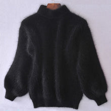 Laden Sie das Bild in den Galerie-Viewer, Lockerer Einfarbiger Strickpullover