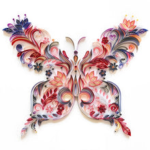 Laden Sie das Bild in den Galerie-Viewer, Papier-Malset - SCHMETTERLING