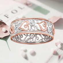 Laden Sie das Bild in den Galerie-Viewer, Damen Gold Graziöser Ring